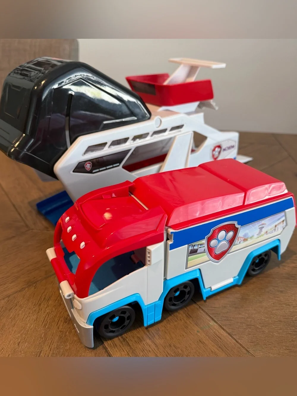 Paw Patrol Rescue Paw Patroller Vehicle Launch Ramp Marshall Aqua Pups Whale